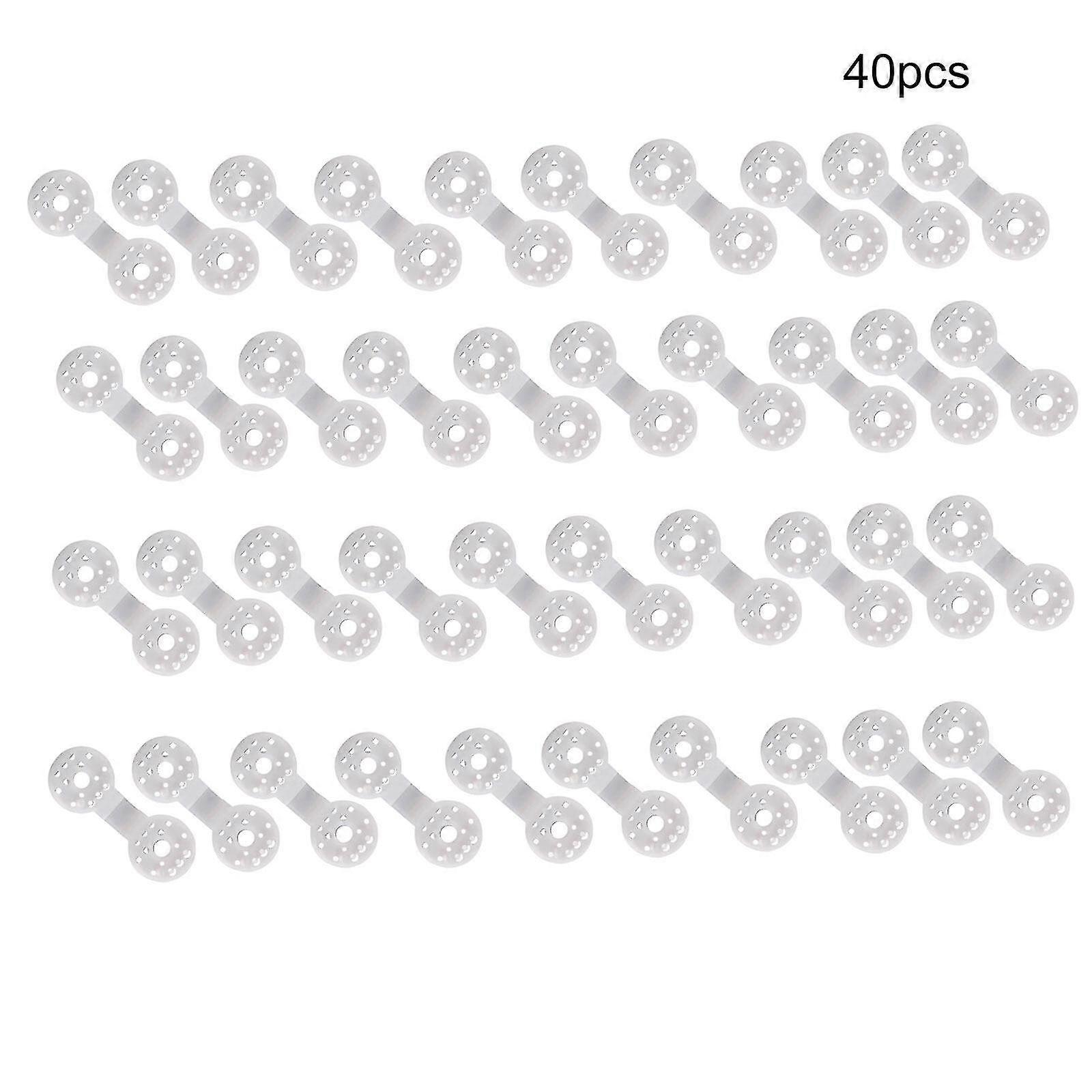 40pcs Shade Cloth Plastic Clips, Netting Black Clips For Greenhouse Outdoor Garden Anti Bird Netting For Agricultural Sunshade