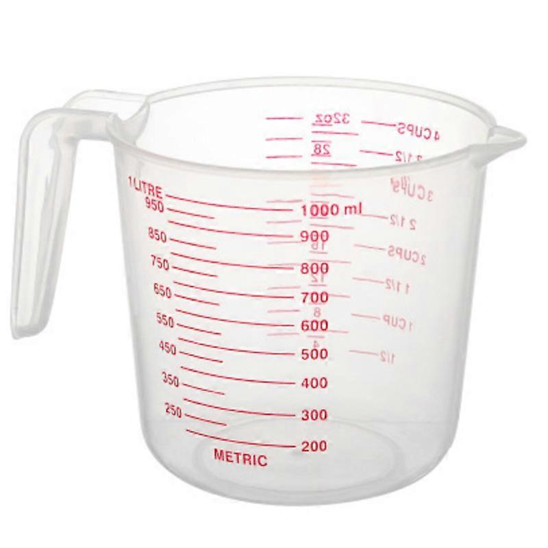 1000Ml Measuring Cup Baking Tool Kitchen Tool High Quality Plastic Measuring Cup Tool Cup with Scale