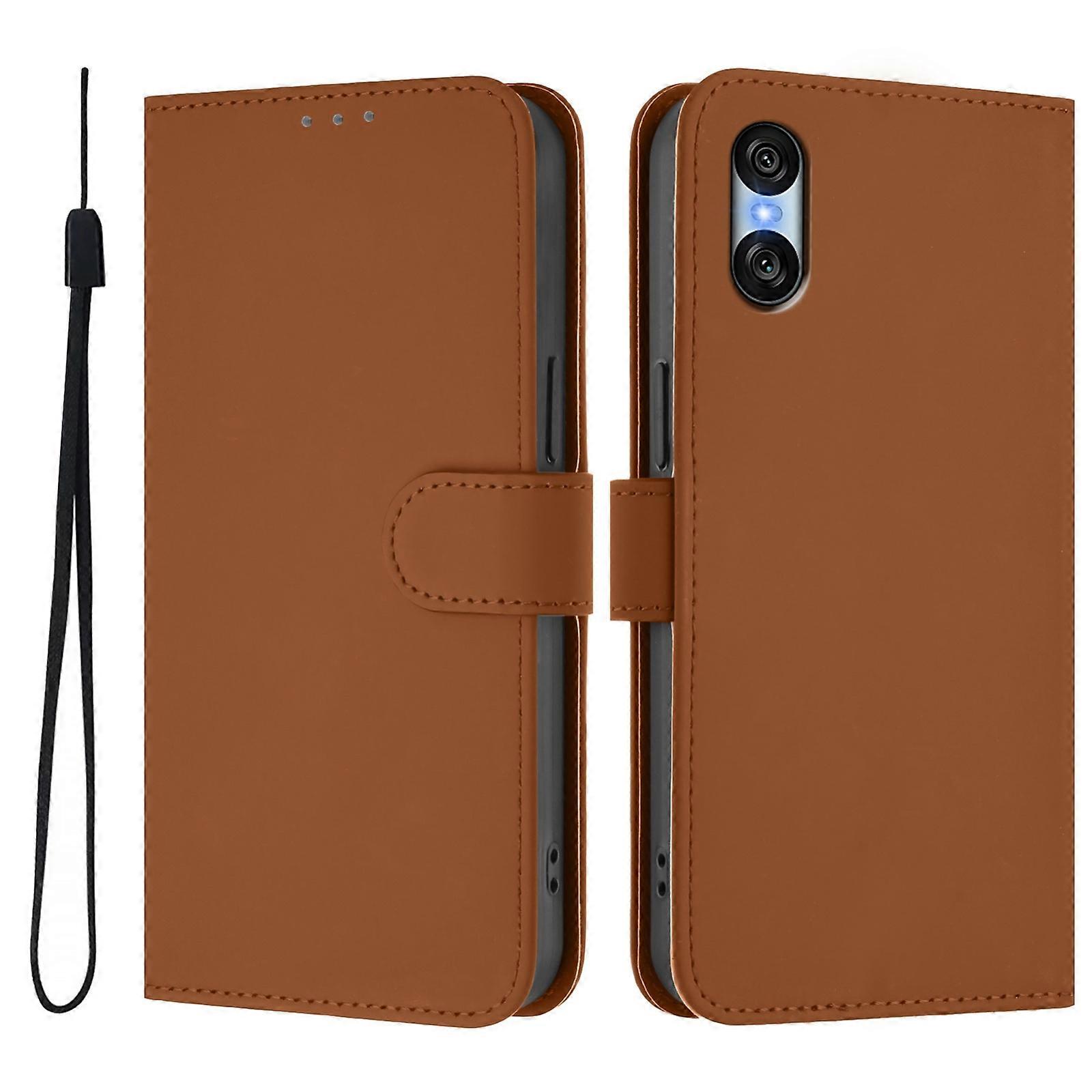 Solid Color PU Case For Sony Xperia 10 VI 2024