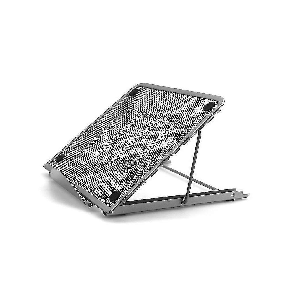Foldable Laptop Stand Tablet Stand 6 Level Height Adjustment Multi-function Efficient Heat Dissipation Wear-resisting Grey Grey