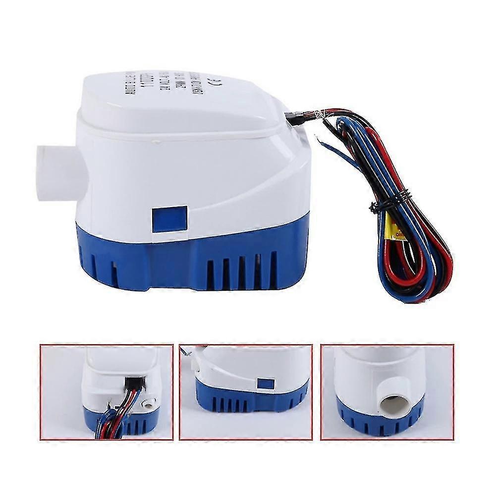 1100GPH 750GPH automatisk elektrisk dykpumpe til bådlænsepumpe 12V vandpumpe 12V lænsepumpe 12 volt pumpe til vand 24V