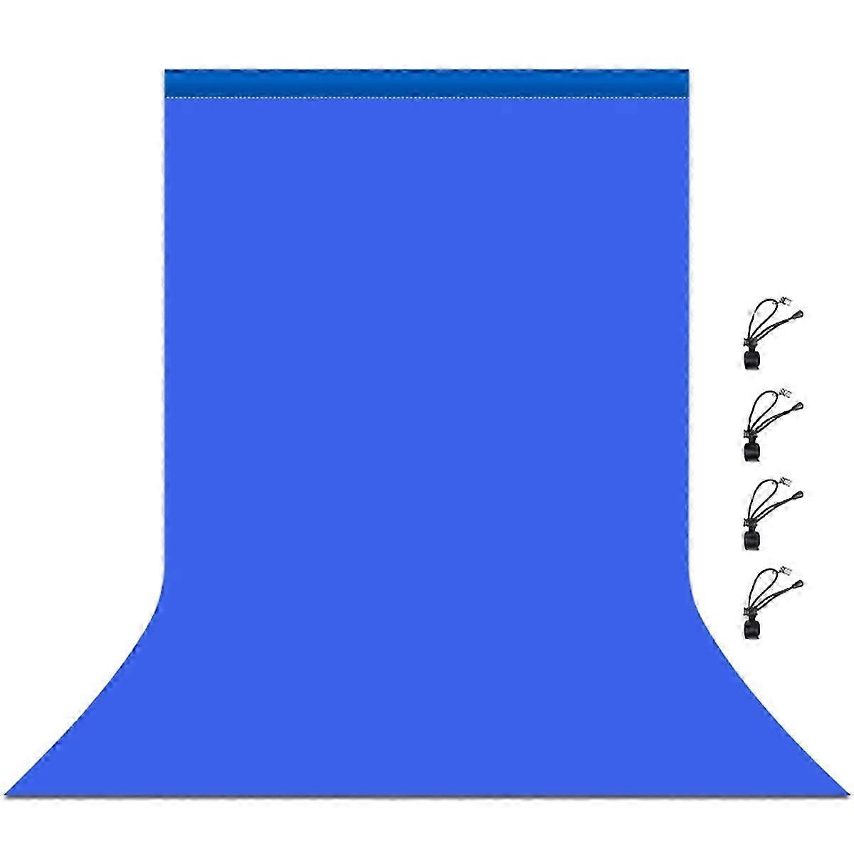 1M x 2M Photography Background 120G Thickness Photo Studio Background Cloth Backdrop compatible with Photo Studio Video(Blue)