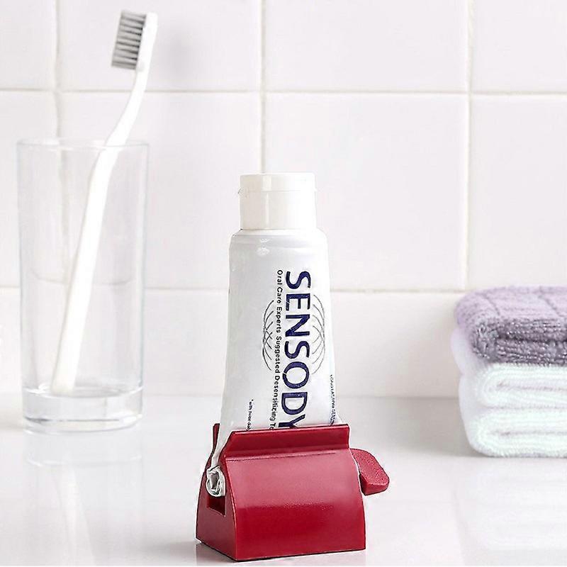 Uncharged ABS Rolling Toothpaste Squeezer Dispenser - Effortless, Sanitary, and Space-Saving Way to Dispense Toothpaste with Ease - Easy to Clean and 