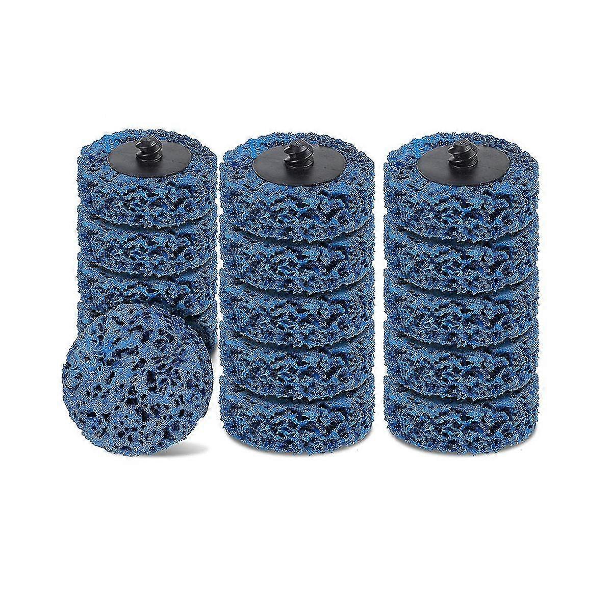 15 Pack Strip Discs, 2 Inch Die Grinder Attachments With Male R-type Backing, Die Grinder Sanding D