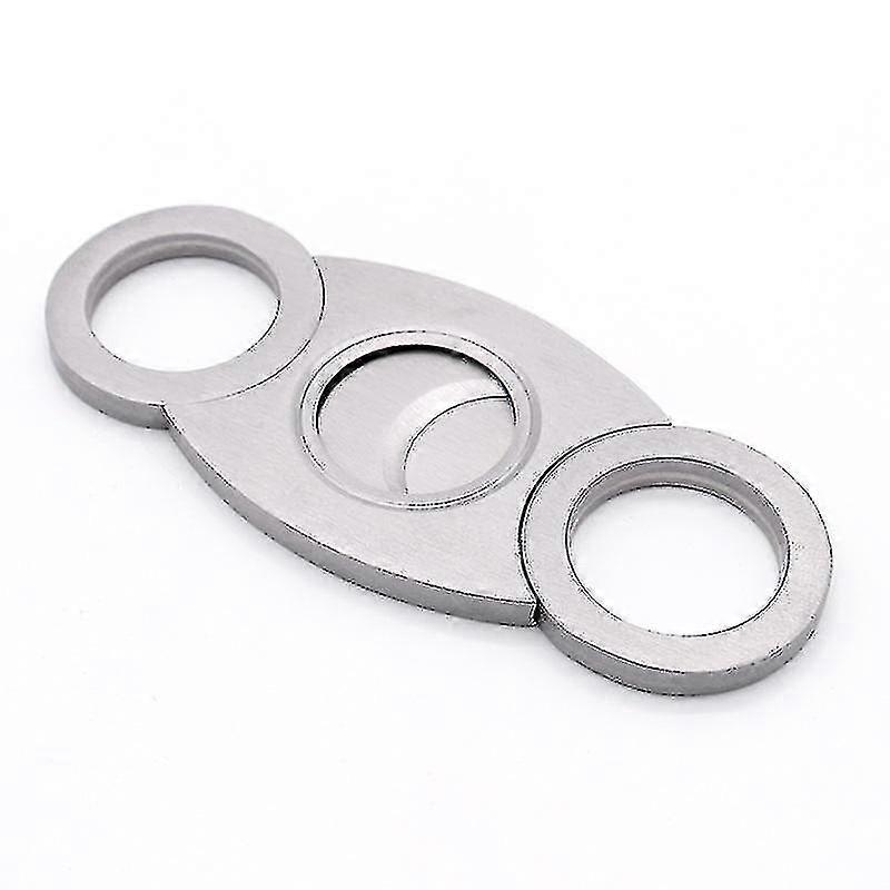 エレガントなステンレススチール製シガーカッター シャープブレードカッター イエロー シガーナイフアクセサリー