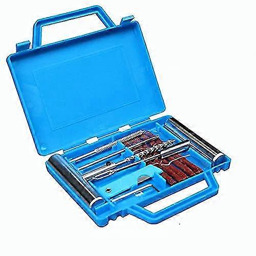 11pcs ערכת תיקון צמיגים מכונית ואן אופנוע אופניים חירום כבד צינור ללא צינור ללא צינורות נקב צמיגים ערכת תיקון מקצועי ערכת תקע סט