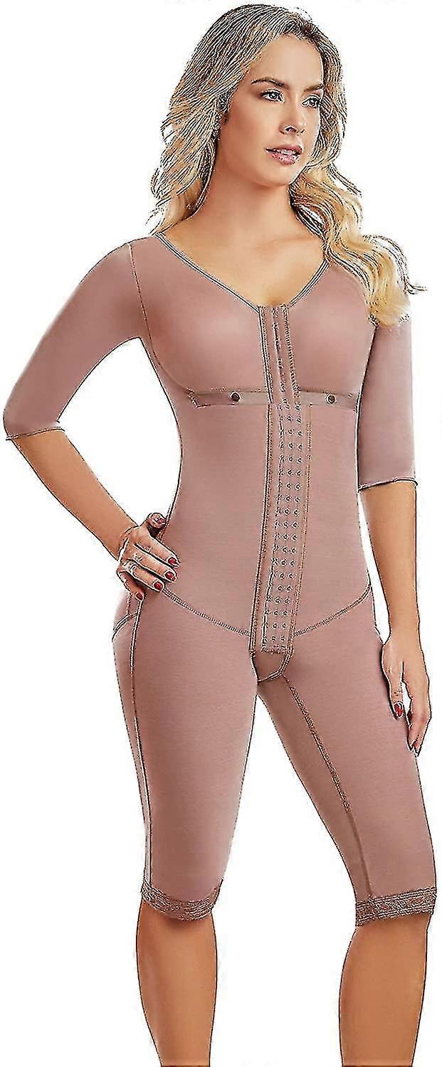 0710 Fajas Colombianas Reductoras Y Moldeadoras Post Surgery Compression Garment Full Body Shaper For Women
