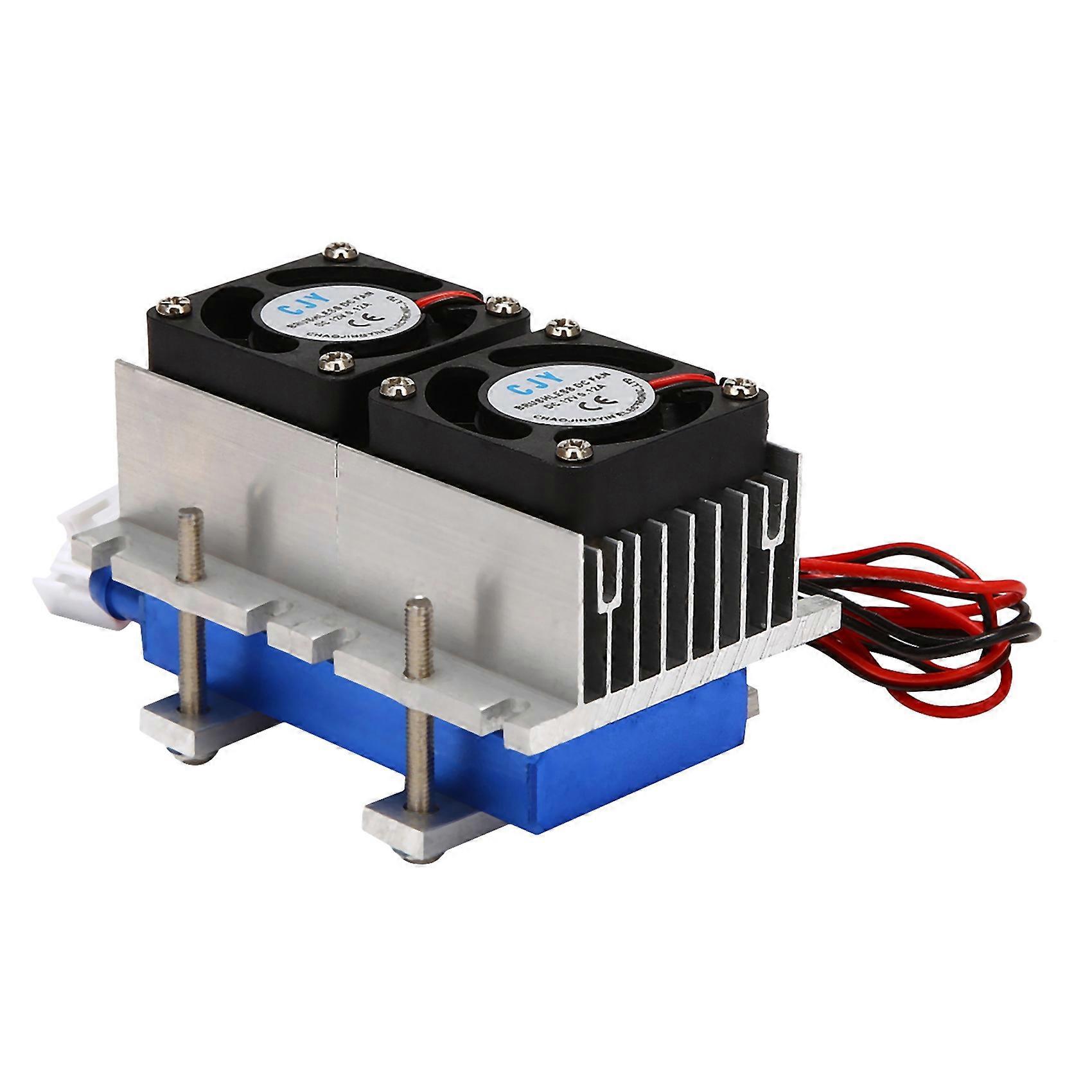 144W Thermoelectric Peltier Refrigeration Cooler 12V Semiconductor Air Conditioner Cooling System D