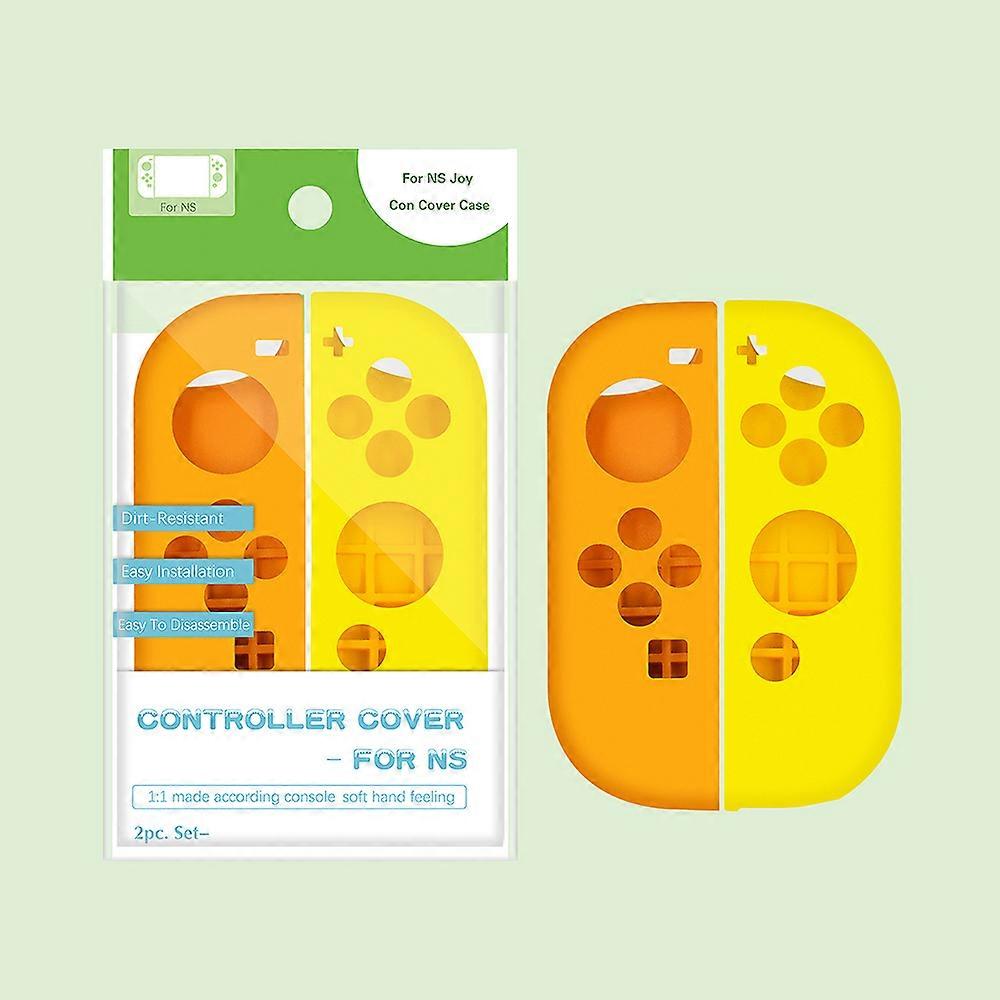 Left Right Silicone  Case Cover for Nintendo Switch Solid Color Rubber Protection for Ns Switch Oled Controller Case Skin
