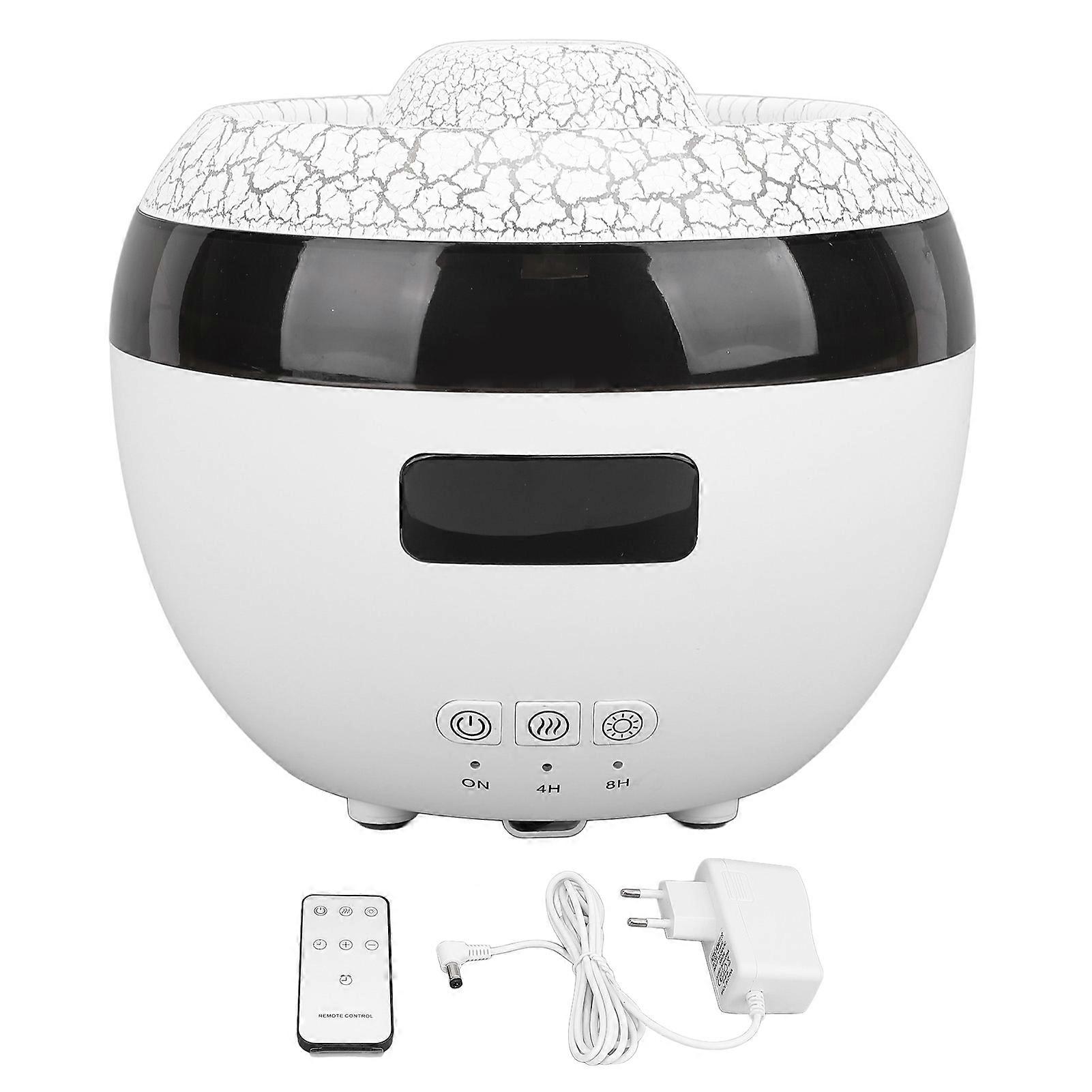 Desktop-Luftbefeuchter 2 Sprühmodi Dynamischer Lichteffekt Leiser Großer Nebel Volumen Aromatherapie Diffusor Luftbefeuchter 100240V Weiß EU-Stecker