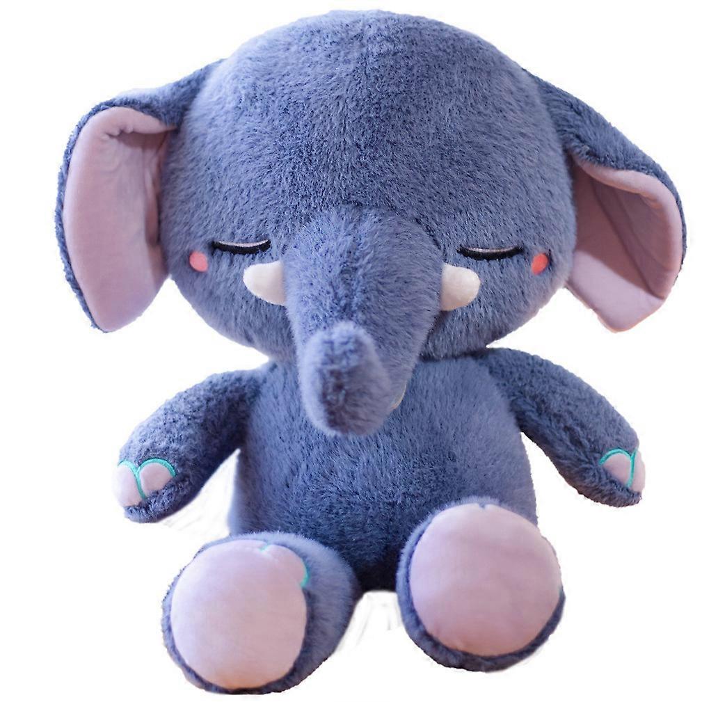 Cute Sleeping Elephant Plush Toy Kids Gift 28cm
