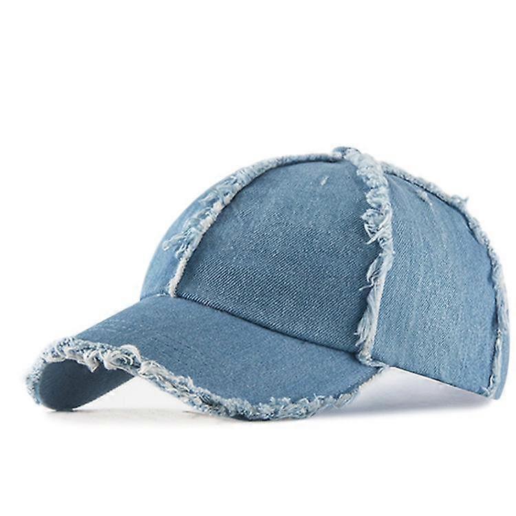 Washed Cotton Dennim Baseball Cap Trendy Sun Hat Snapback Hat Gorra