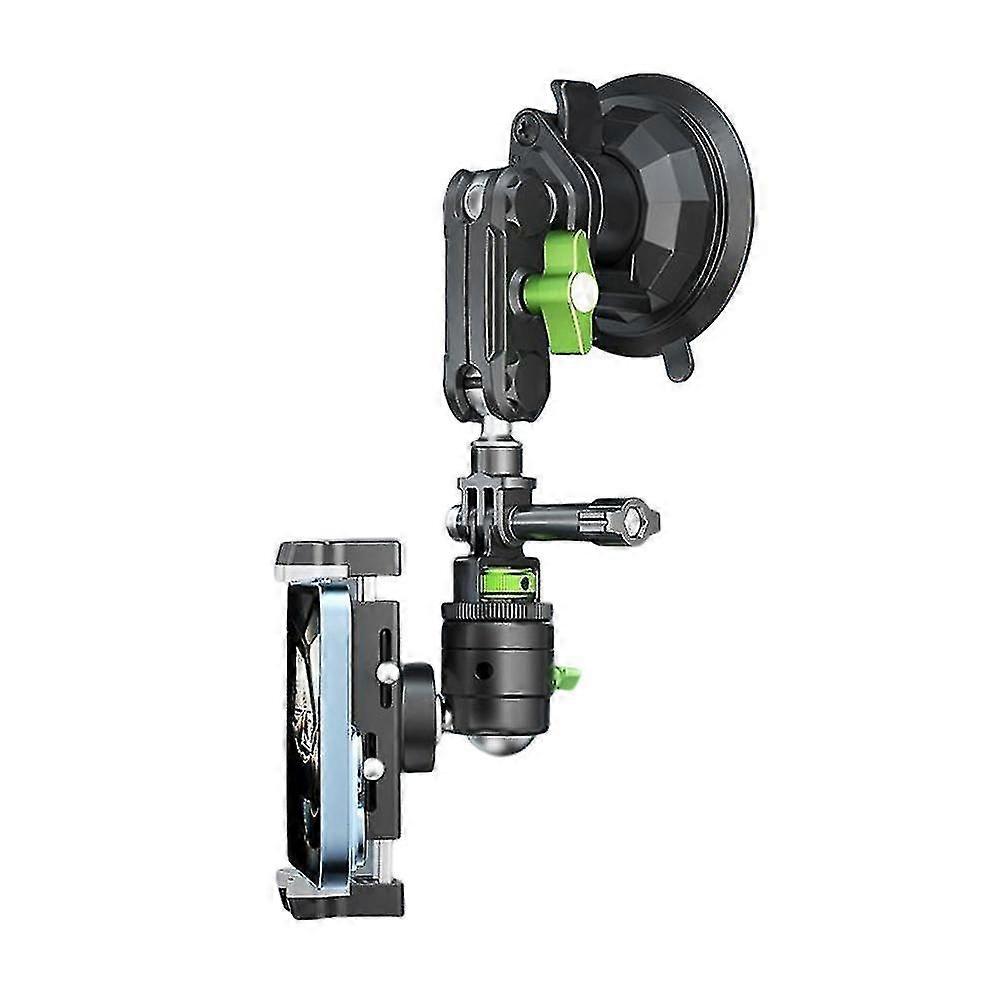 مثبت الهاتف المحمول مع شفط كأس الهاتف المحمول كاميرا ترايبود لاستقرار الكاميرا