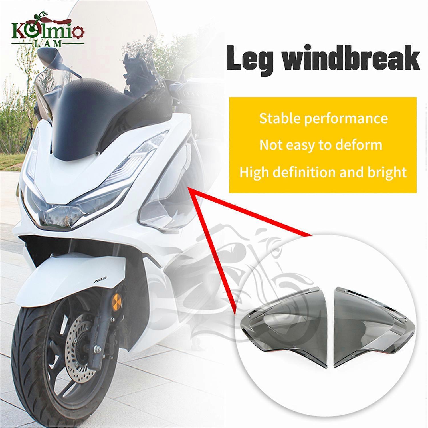 مناسب لدراجة هوندا PCX125 PCX160 موديل 2021 - 2022، ملحقات دراجة نارية ABS، واقي الساق الجانبي، غطاء الرياح PCX 150 160