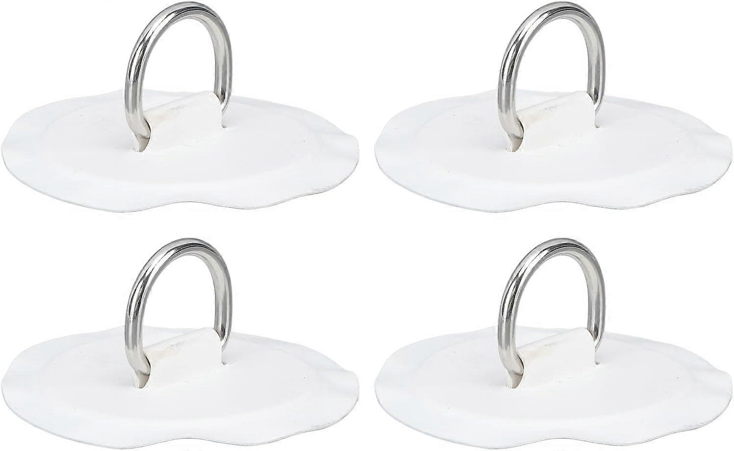 D-Ring Round Cushion, D-Ring Patch Compact Anti-rust Stainless Steel Ring for Raft