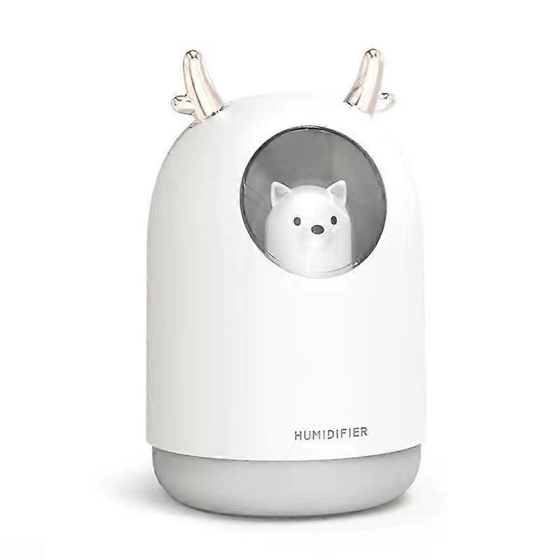 Humidifier, 300 Ml Mini Usb Humidifier, Quiet Ultrasonic Humidifier, Usb Desktop Humidifier, Automatic Shutdown Without Water, Suitable for Home / Bed