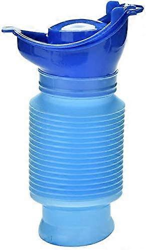 Schrumpfbares Urinal, 750ML männliche weibliche tragbare mobile Toilette Töpfchen Urinflasche, wiederverwendbares Notfall-Urinal