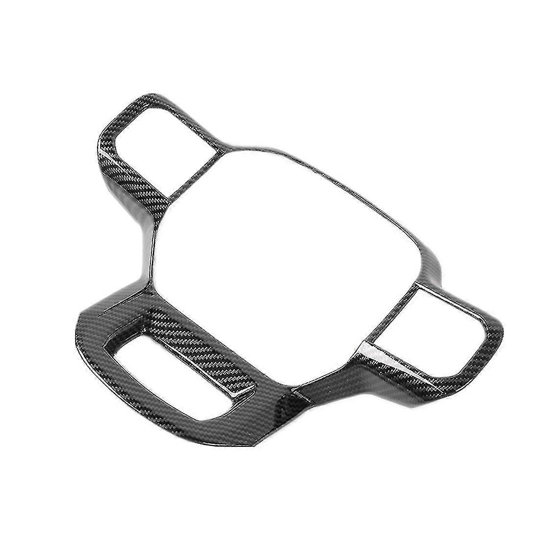 Auto-Lenkradrahmen-Overlay-Abdeckung, ABS-Verkleidung, Kohlefaser-Muster
