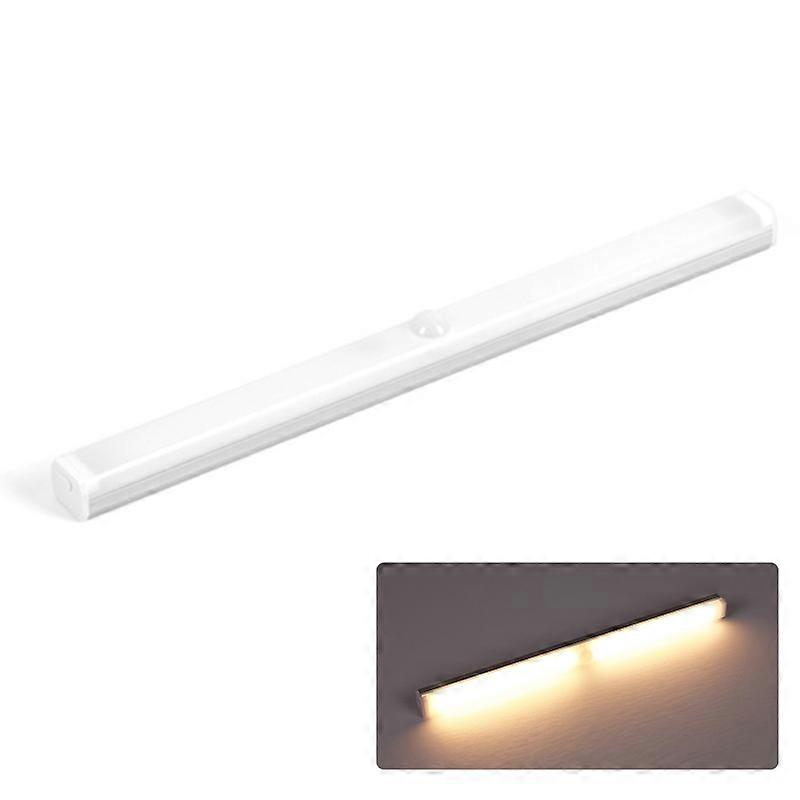 LED PIR Motion Sensor LED Night Light Battery Operated with Magnetic Strip