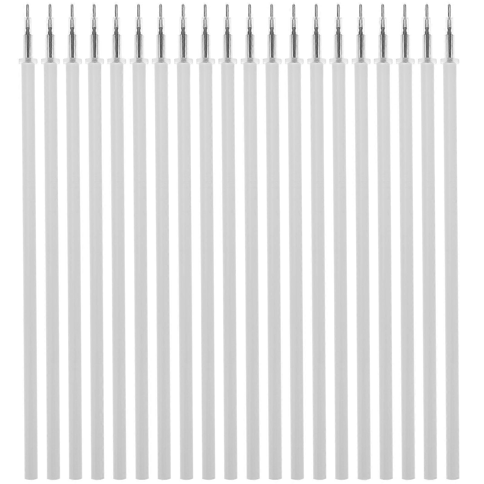 100pcs ζωηρόχρωμη μάνδρα πηκτωμάτων ξαναγεμίζει 0.5mm μελάνι στυλό ξαναγεμίζει τα μαθητικά επιστολόχαρτα