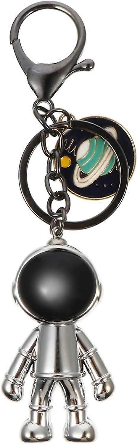 Spaceman Keychain Astronaut Keyring Creative Robot Space Charm Pendant for Backpack Handbag Key Hanging Decoration