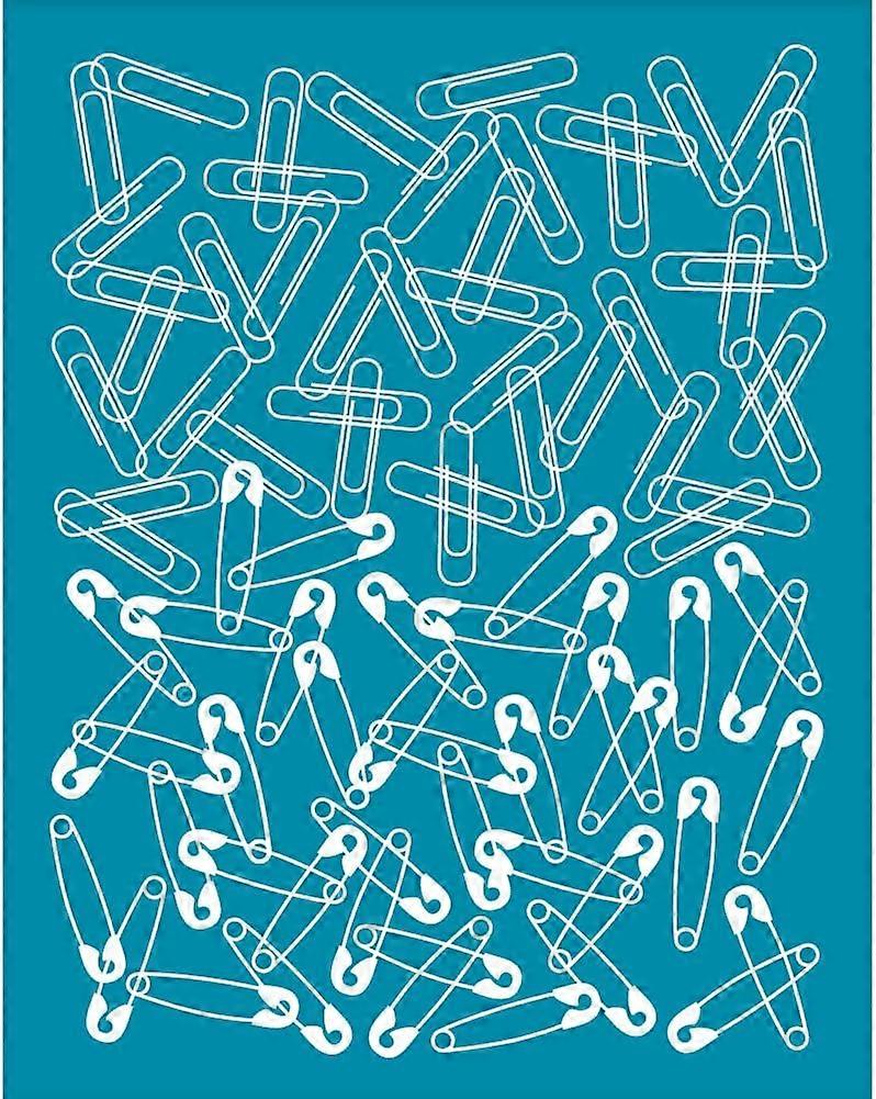 4x5 Inch Clay Stencil Clip Pattern Silk Screen Printing Stencils Study Supplies Pattern Reusable Non-Adhesive Transfer Stencils Mesh Stencils for Poly