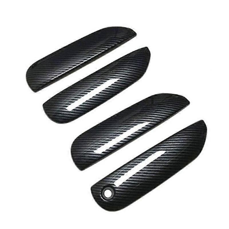 Suitable For 08-13 Honda Fit Jazz Mk3 Handle Carbon Fiber Pattern Door Handle Shell Door Handle Bowl Decoration