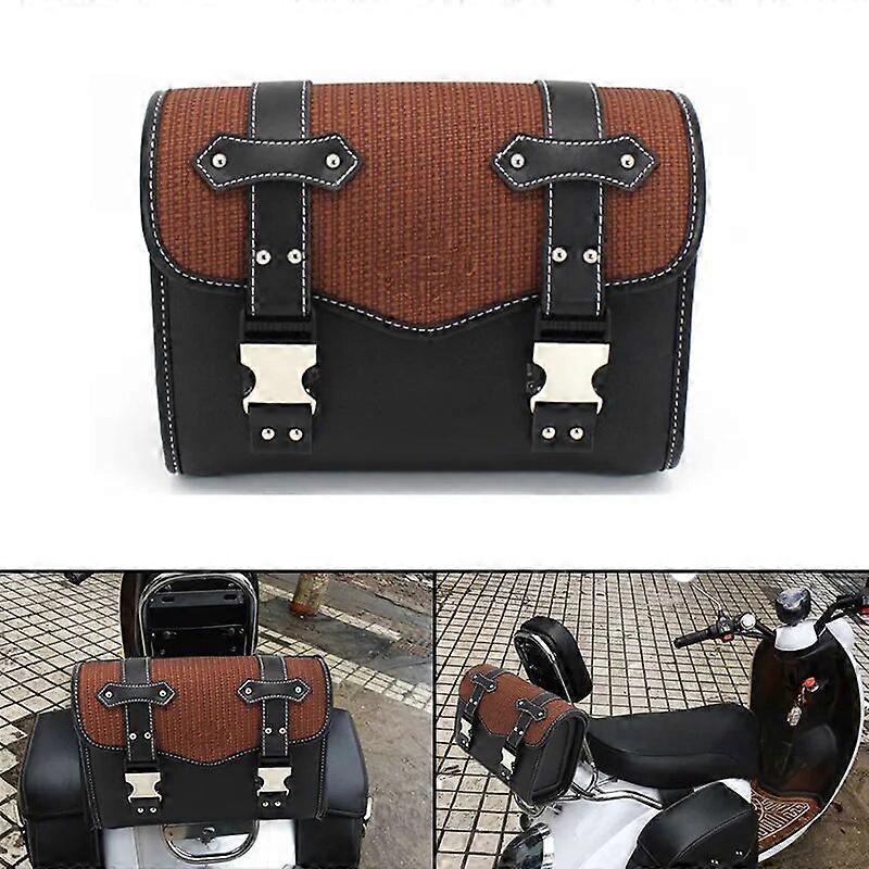 Retro motocicleta coada scule sac chopper motocicleta saddlebag universal scuter accesorii moto saddlebag instalare simplă