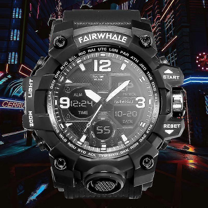 Elektronisk klocka Multi-function Sports Trend Student Watch Luminous Waterproof