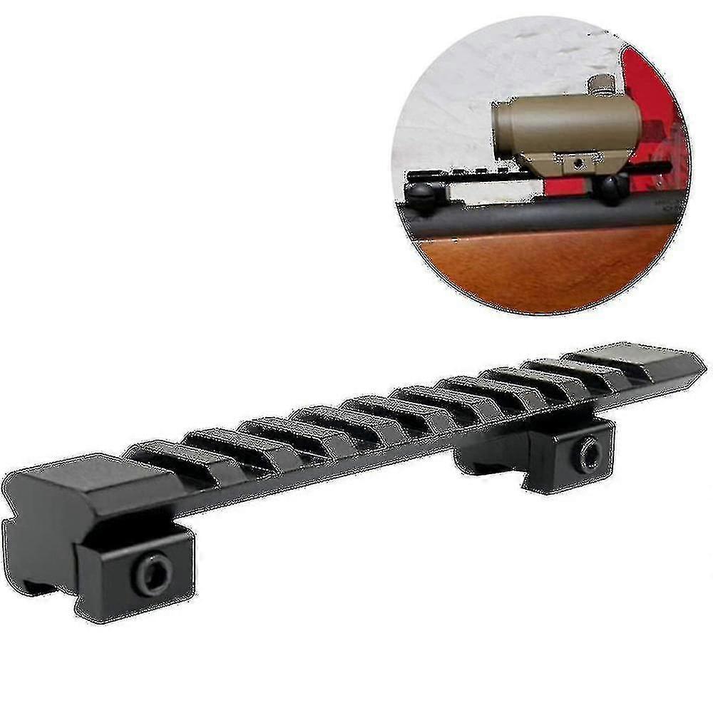 1 Rail Riser Block Mount - Converts 11mm Dovetail To 20mm Picatinny/Weaver Rail