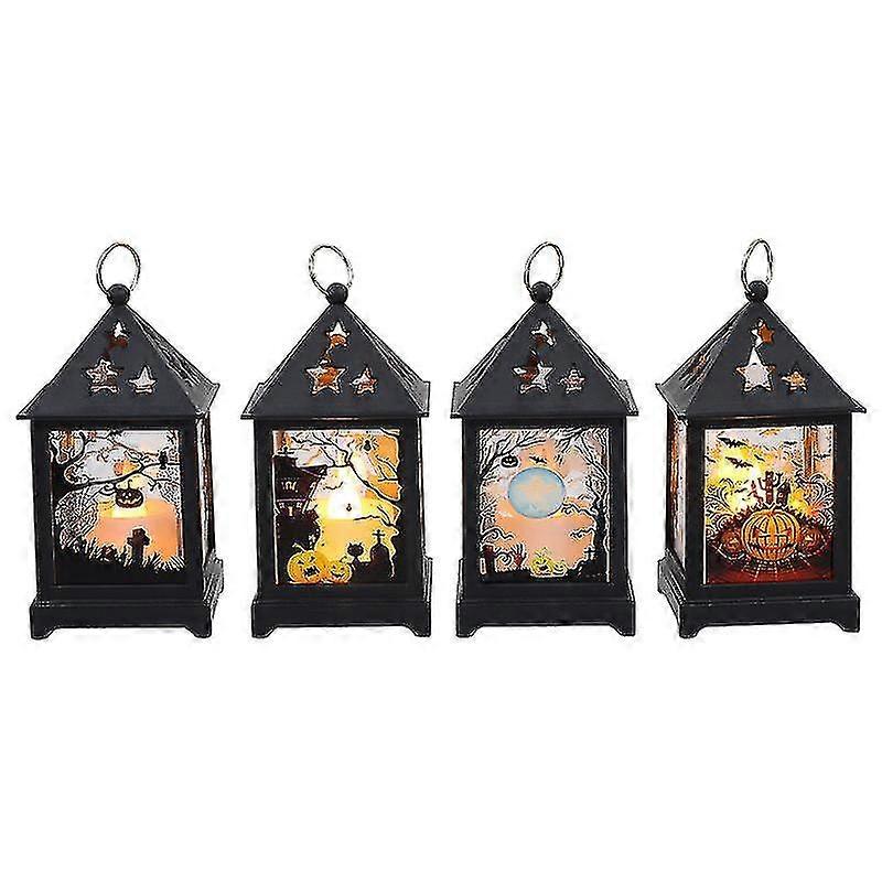 4pcs Halloween Retro Lights