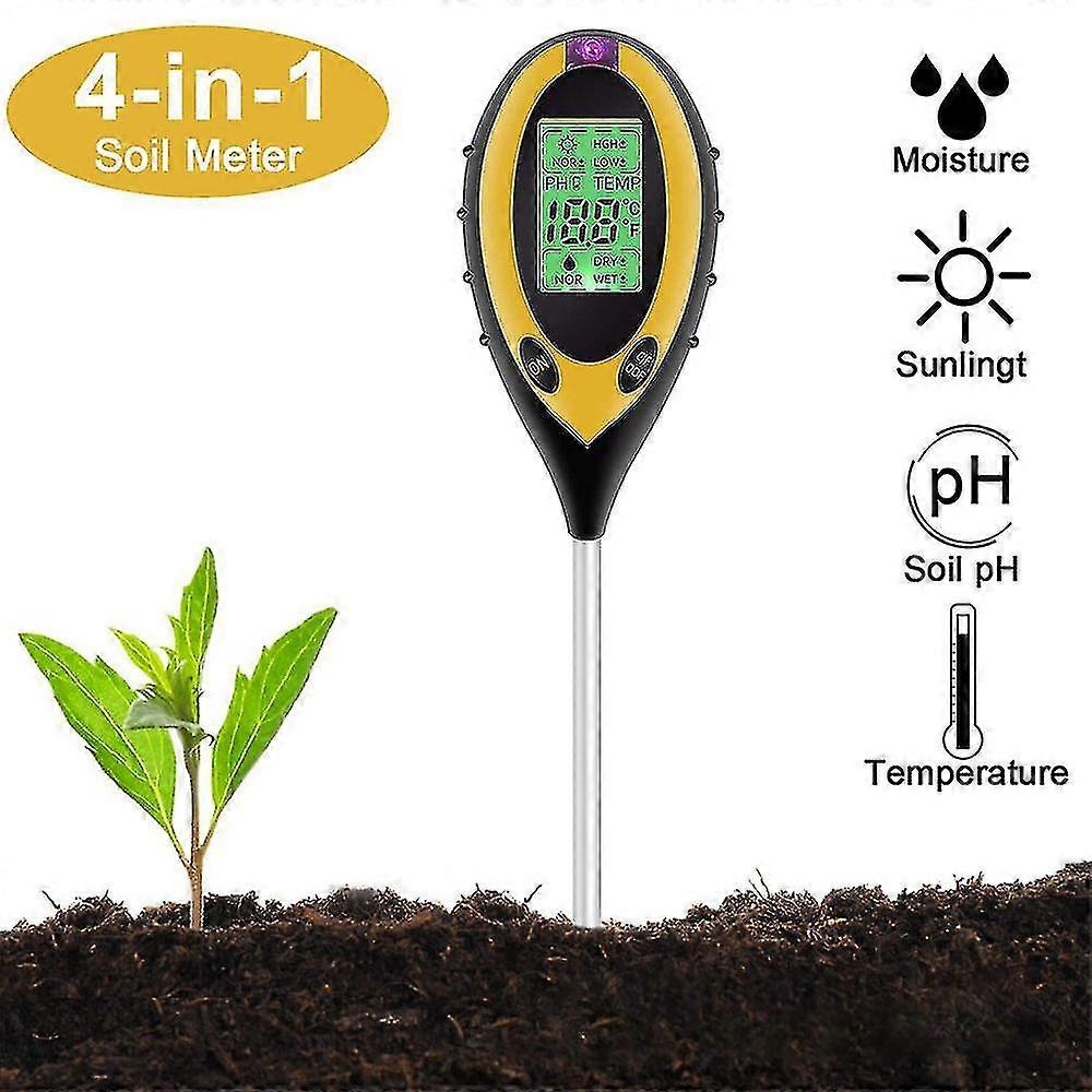 4 In 1 Plant Tester Ph Meter, Ph Value Measuring Device