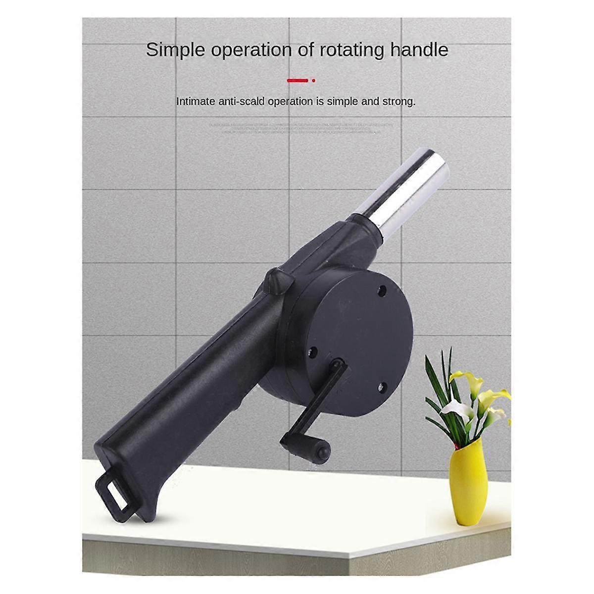 Portable Hand Fan for Grilling, Camping and Fire-Making - Efficient, Easy to Use and Convenient to Store