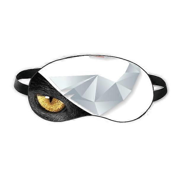 Geometric Goose Origa Pattern Eye Head Rest Dark Cosmetology Shade Cover