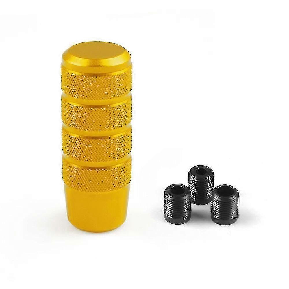 95mm Universal Non-slip Gear Shift Knob Manual Transmission Aluminum Knurled Shifter Lever Knob