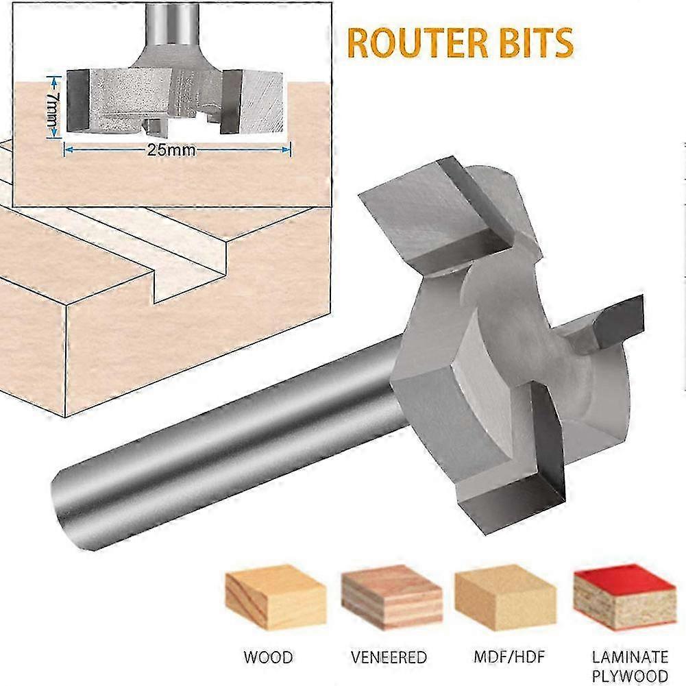 1/4' CNC Router Bit for Wood Slab Flattening Surface Tool