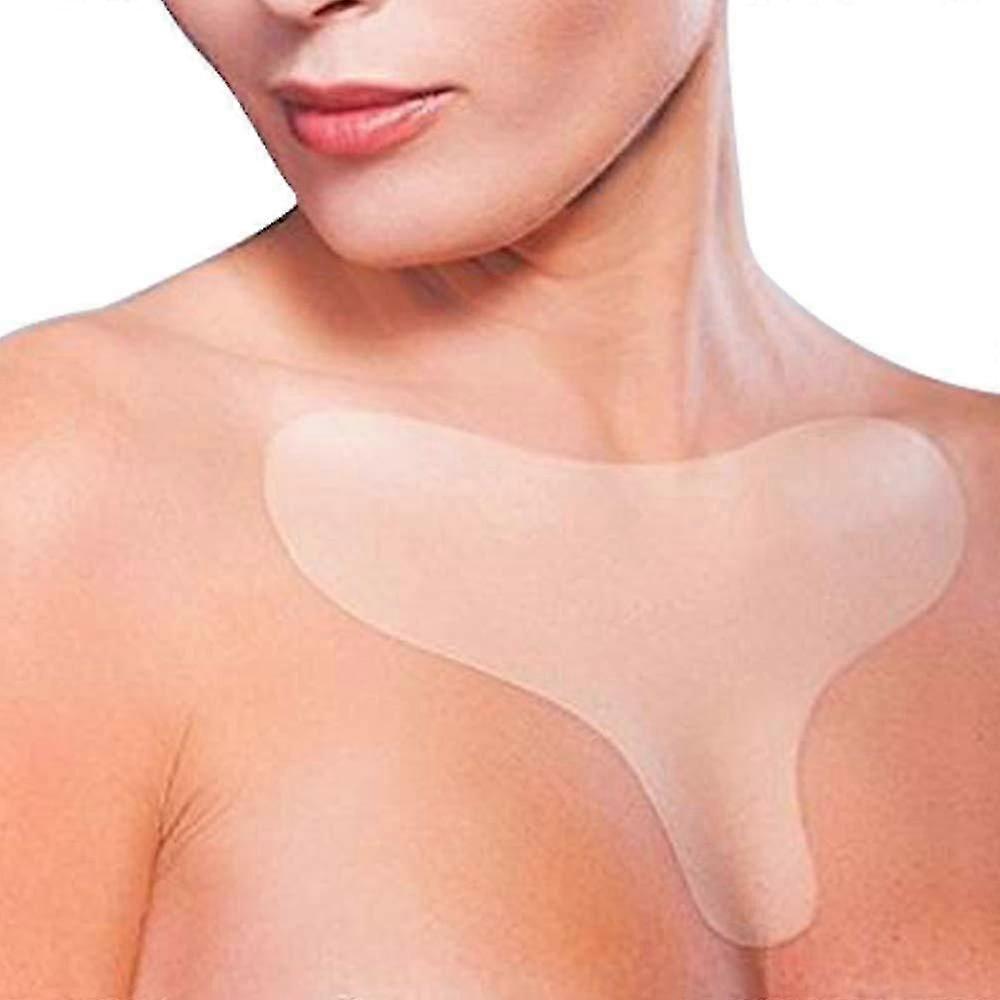 Réutilisable Anti Rides T Forme Poitrine Pad Silicone Transparent Poitrine Lifting Patch