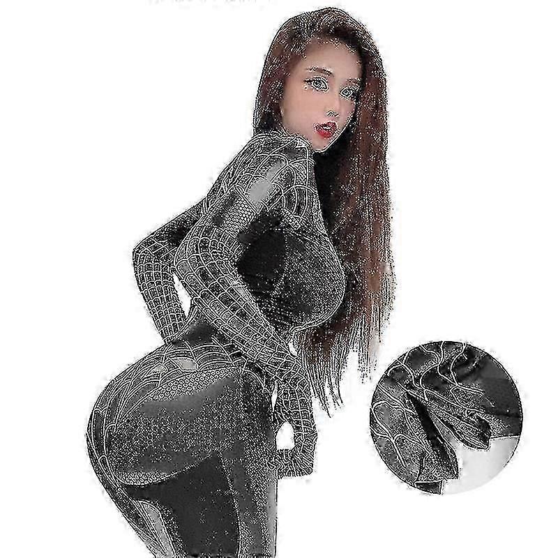Spider-Woman Jumpsuit Cosplay Costume - Spandex Bodysuit For Party & Dress Up