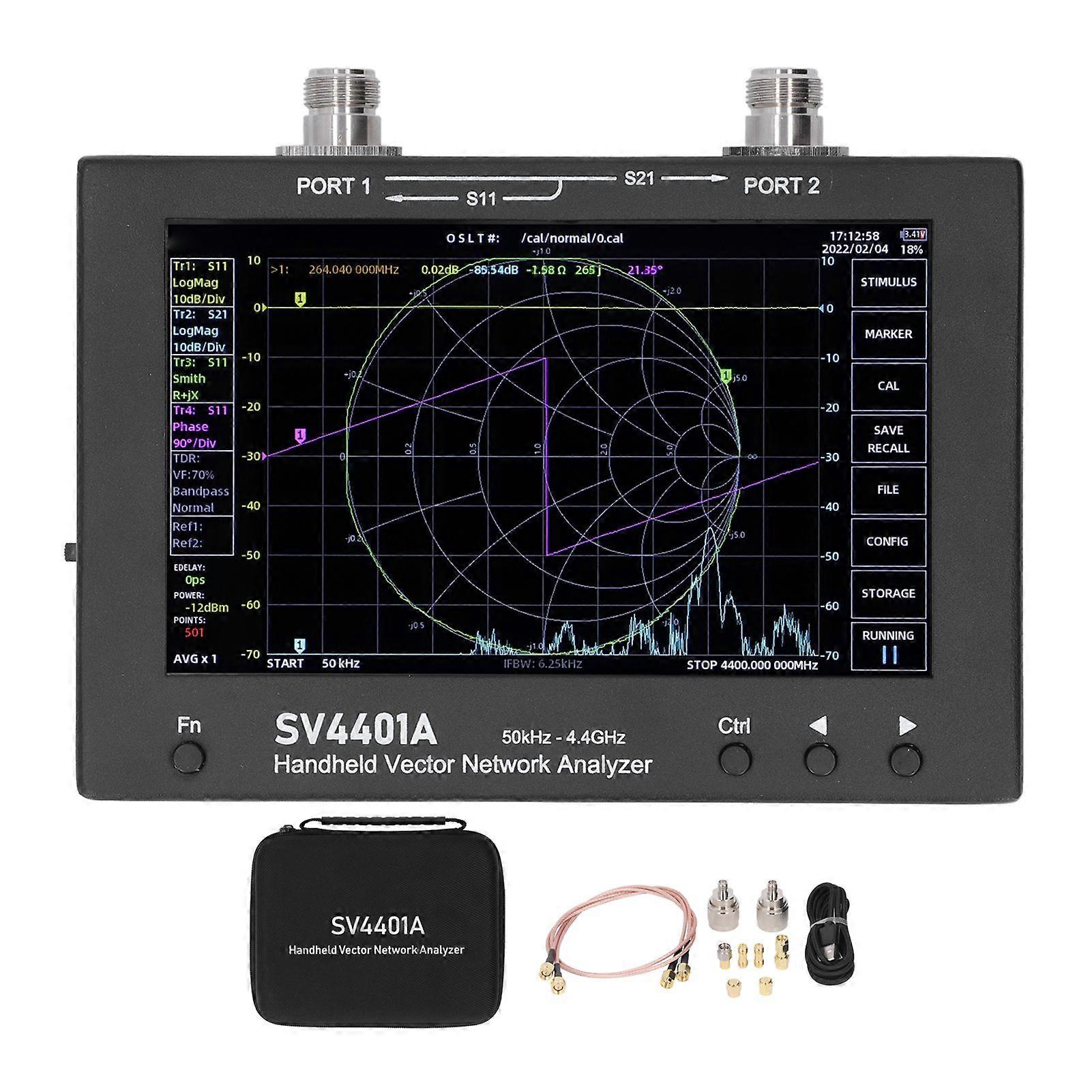 7in LCD Display Vector Network Analyzer VNA Antenna Analyzer Set Capacitive Touch Type