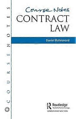 Course Notes: Contract Law