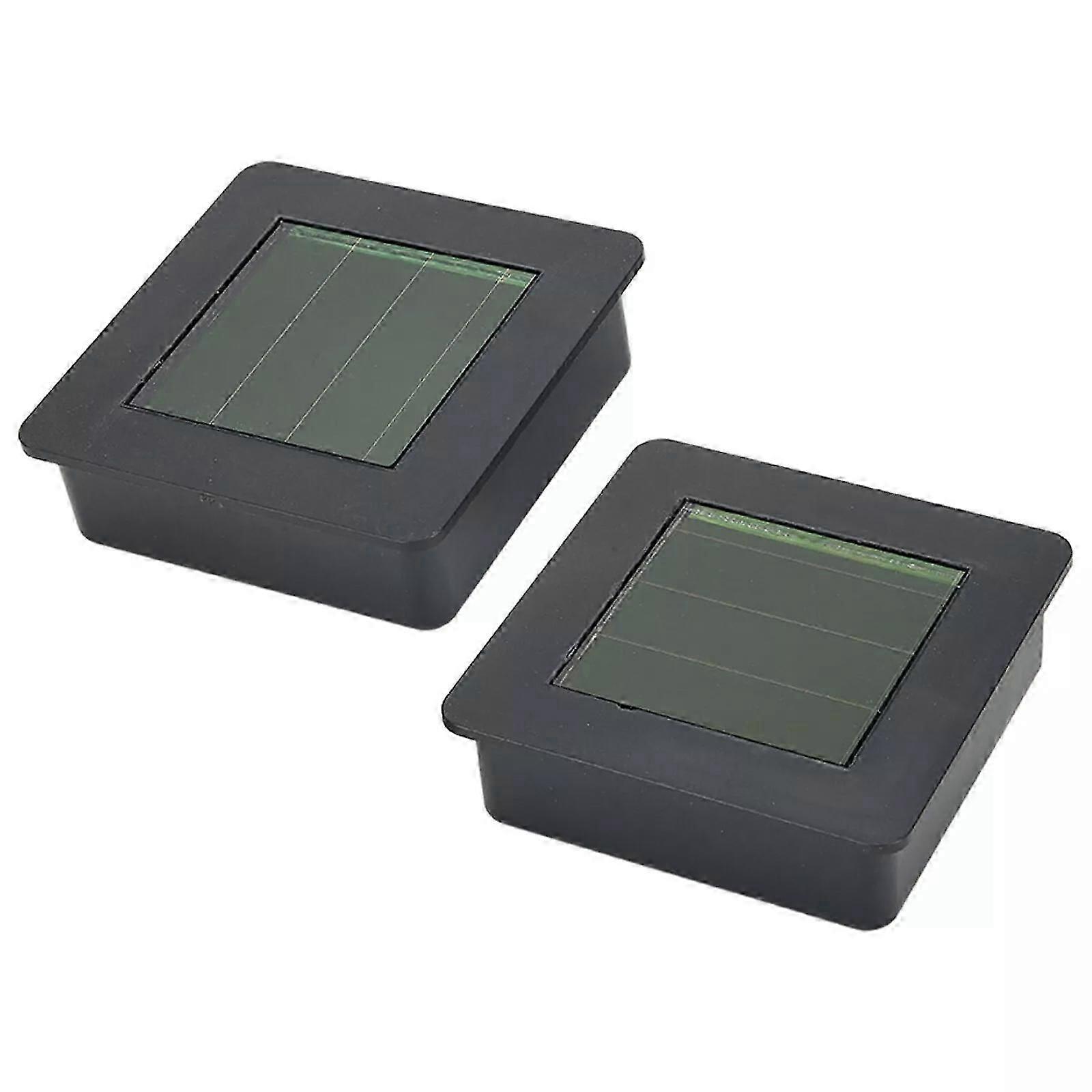 2PCS/4PCS Solar-Light Replacement Top Square Solar Panel Top Replacement