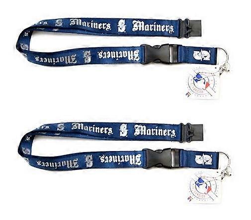 Seattle Mariners MLB Old English Lanyard 2 Pack