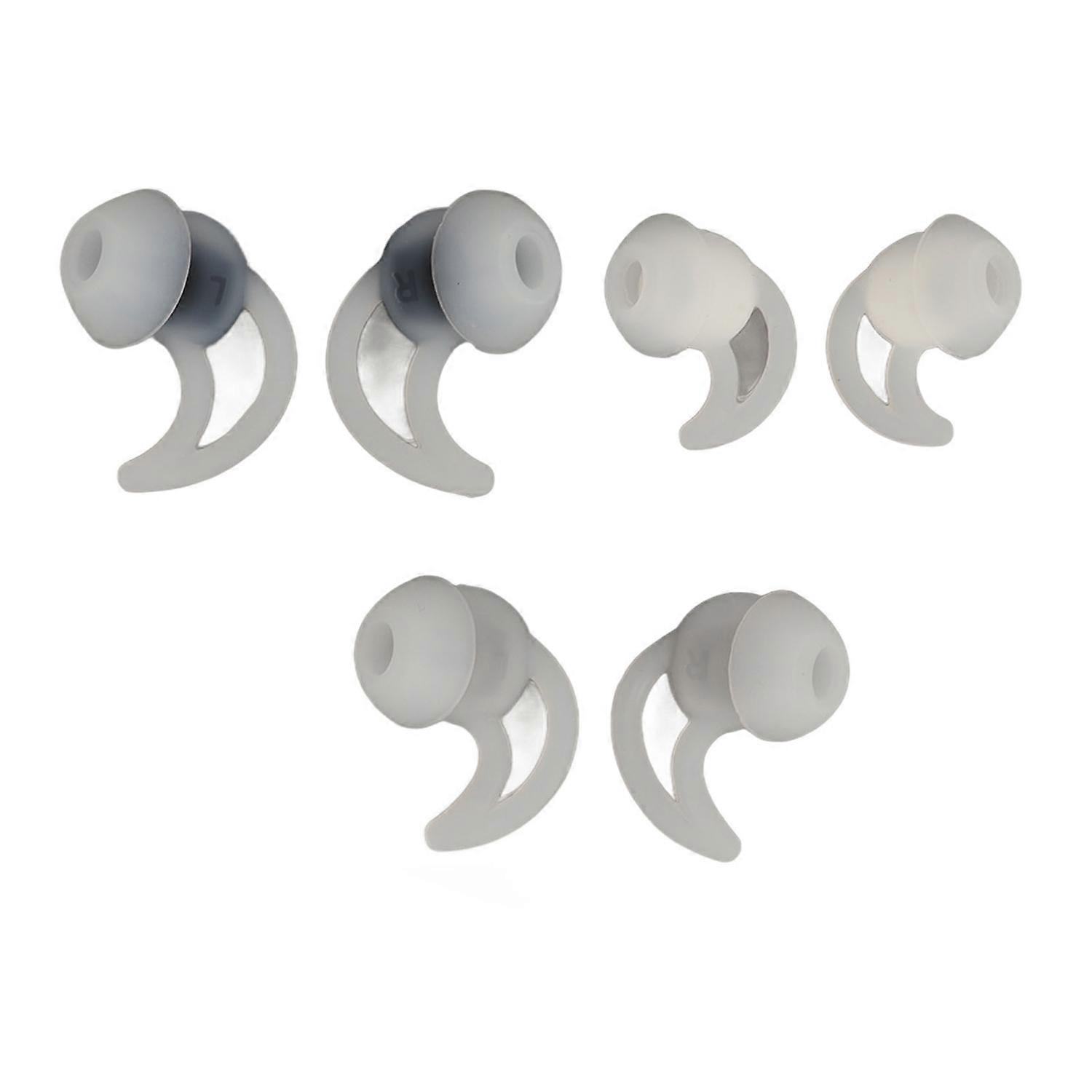 3 Pairs S/M/L Replacement Silicone Earbuds Tips Soft Comfortable Silicone Ear Tips for QC20 QC30 IE2