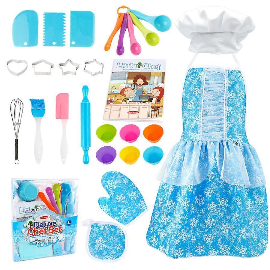 Kinderküchen-Set mit Kochmütze und Backzubehör