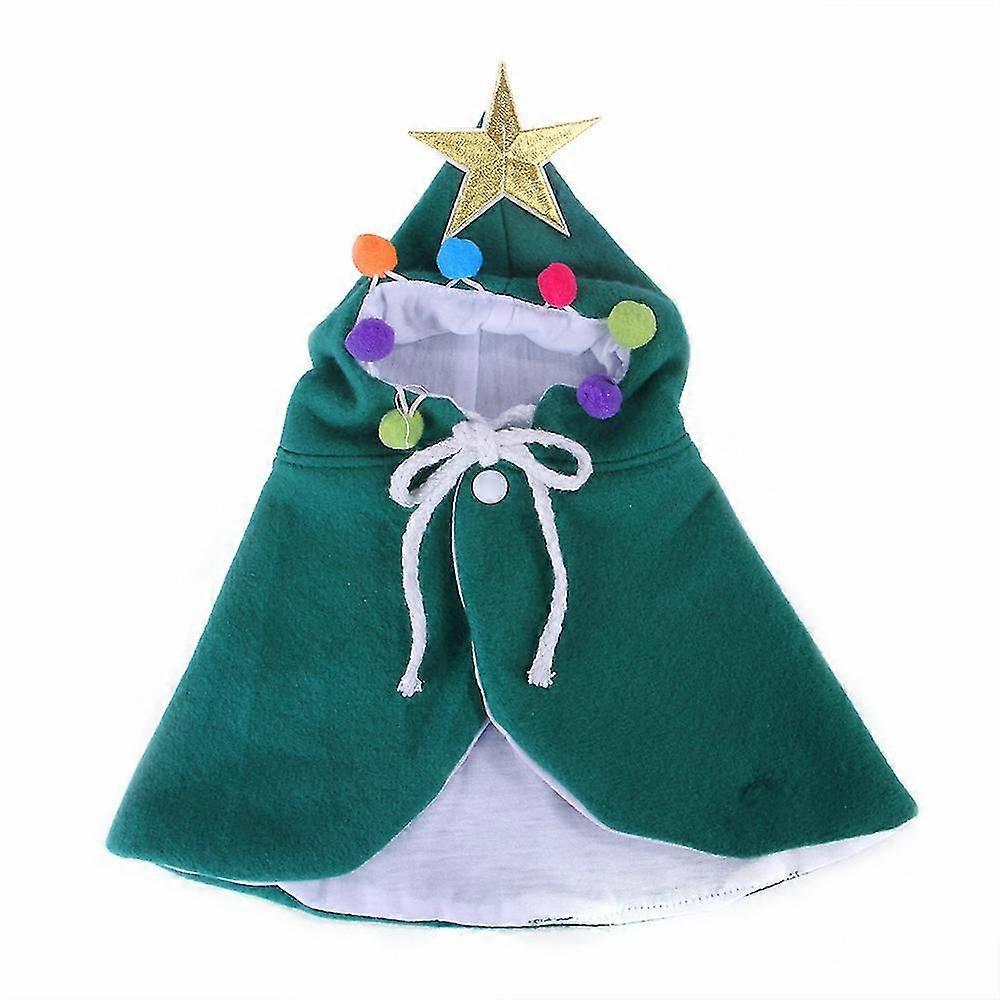 Pet Christmas Costume Puppy Xmas Cloak,for s And Small To Medium Sized Dog