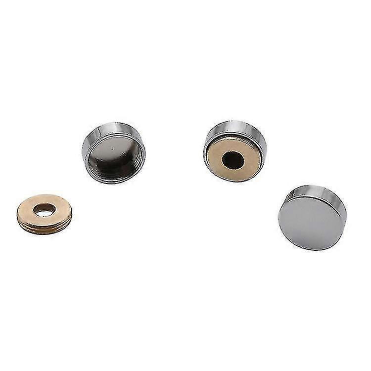 Jinyi Screws, Rative Cap Fasteners Cover S, Electroplated(4pcs, Silver)