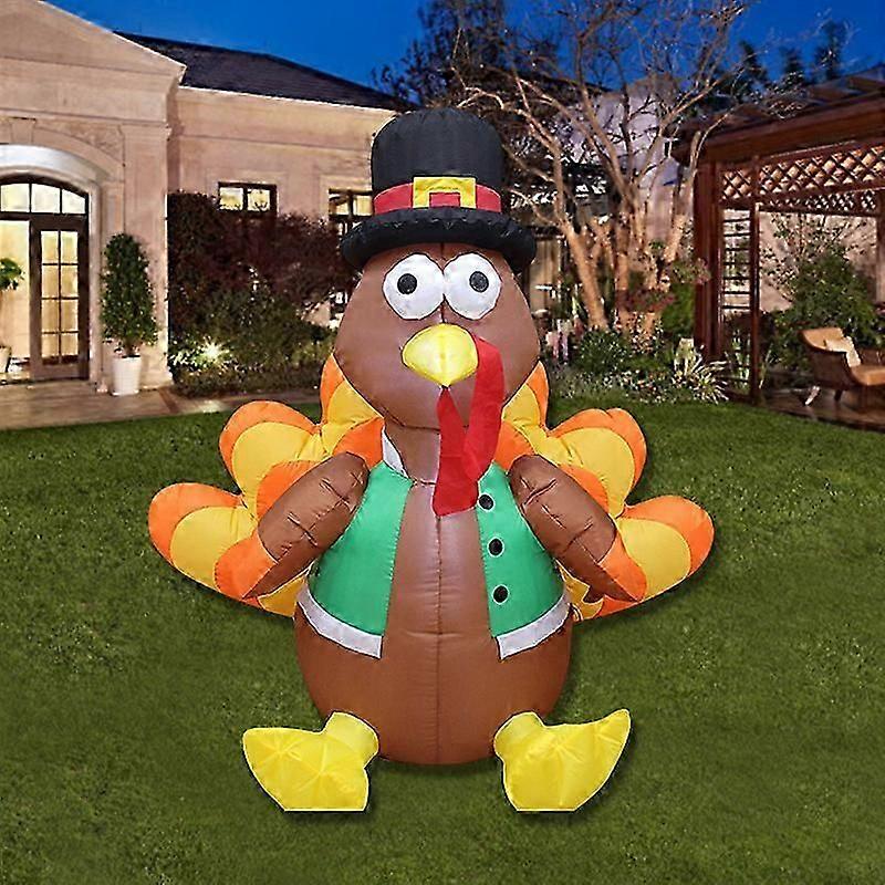 Thanksgiving Inflatable Decorations, Lighted Happy Thanksgiving Inflatables Turkey