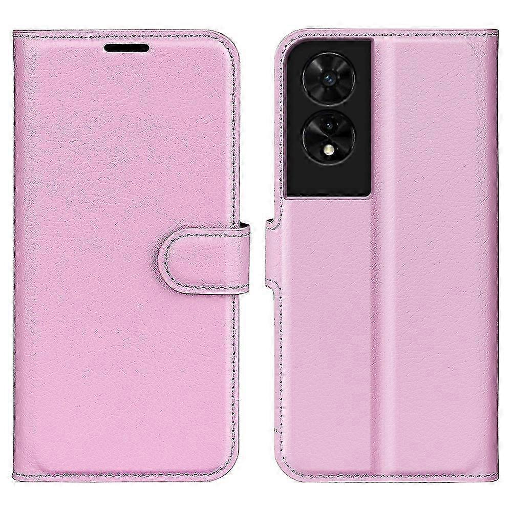 For TCL 505 Case Litchi Texture Shockproof Leather Wallet Phone Cover