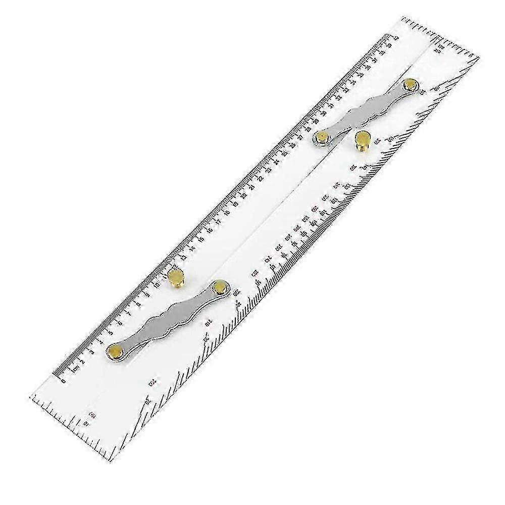 Marine Parallel Ruler Clear Scales, Mapping Points To Pull Parallel Ruler 450mm, Nautical Charts Pa