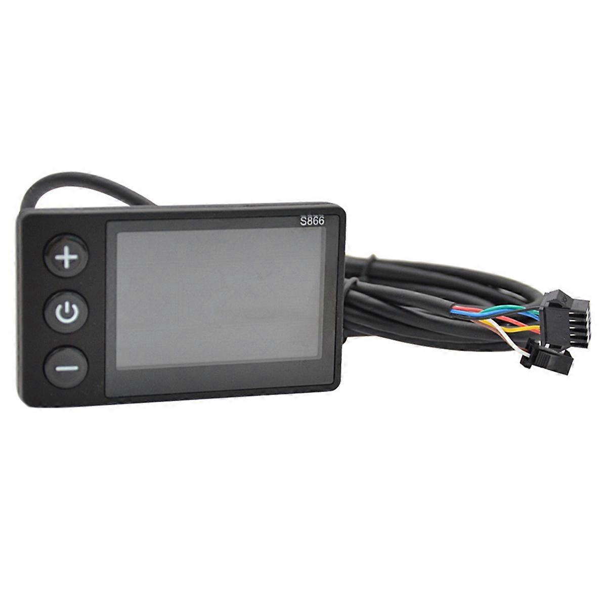 S866 24V/36V/48V Electric Bicycle Display S866 LCD Screen Meter Ebike Power Assisted Scooter Contro